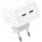 Зарядное устройство Borofone BA76A Source PD35W (2Type-C), White