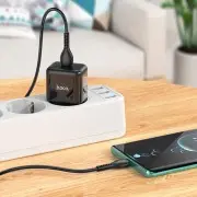 Зарядное устройство Hoco N32 Glory PD30W Type-C to Lightning, Black