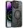 TPU+PC чехол Metal Buttons with MagSafe Colorful для Apple iPhone 13 Pro Max (6.7") Черный / Black