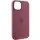 Чехол Silicone Case Metal Buttons (AA) для Apple iPhone 12 Pro Max (6.7") Бордовый / Plum