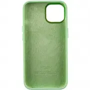 Чехол Silicone Case Metal Buttons (AA) для Apple iPhone 12 Pro Max (6.7"), Зеленый / Pistachio