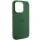 Чохол Silicone Case Metal Buttons (AA) для Apple iPhone 13 Pro Max (6.7") Зелений / Clover