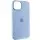 Чехол Silicone Case Metal Buttons (AA) для Apple iPhone 14 (6.1") Голубой / Blue Fog