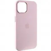 Чохол Silicone Case Metal Buttons (AA) для Apple iPhone 14 (6.1"), Рожевий / Chalk Pink