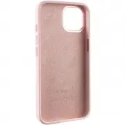 Чохол Silicone Case Metal Buttons (AA) для Apple iPhone 14 (6.1"), Рожевий / Chalk Pink