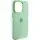 Чохол Silicone Case Metal Buttons (AA) для Apple iPhone 14 Pro (6.1") Зелений / Pistachio