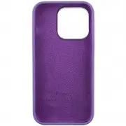 Чохол Silicone Case Metal Buttons (AA) для Apple iPhone 14 Pro (6.1"), Фіолетовий / Iris