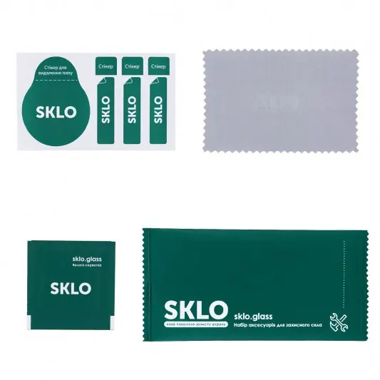 Захисне скло SKLO 3D (full glue) для Realme 10 4G, Чорний - зображення 3 
