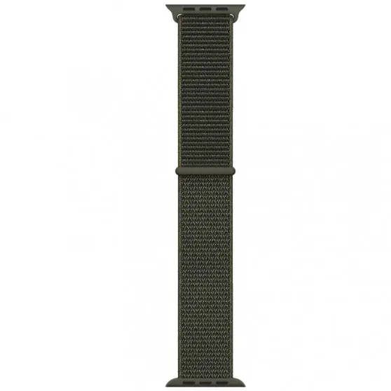Ремешок Nylon для Apple Watch 38/40/41/42mm(ser.10) Зеленый / Cargo Khaki