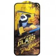 Захисне скло 5D Anti-static Panda (тех.пак) для Apple iPhone 15 Pro (6.1") Чорний