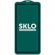 Защитное стекло SKLO 5D (тех.пак) для Apple iPhone 15 Pro Max (6.7") Черный