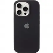Чехол Silicone Case Full Protective (AA) для Apple iPhone 15 Pro (6.1") Черный / Black