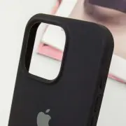 Чохол Silicone Case Full Protective (AA) для Apple iPhone 15 Pro (6.1"), Чорний / Black