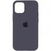 Чохол Silicone Case Full Protective (AA) для Apple iPhone 15 Pro Max (6.7") Сірий / Dark Gray