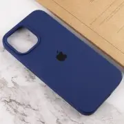 Чохол Silicone Case Full Protective (AA) для Apple iPhone 15 Pro Max (6.7"), Синій / Deep navy