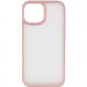 TPU+PC чехол Metal Buttons для Apple iPhone 15 Plus (6.7"), Розовый