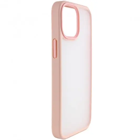 TPU+PC чехол Metal Buttons для Apple iPhone 15 Plus (6.7") Розовый - изображение 1