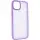 TPU+PC чехол Metal Buttons для Apple iPhone 15 Plus (6.7") Сиреневый