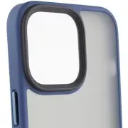 TPU+PC чехол Metal Buttons для Apple iPhone 15 Pro Max (6.7"), Синий