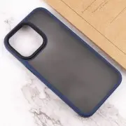 TPU+PC чехол Metal Buttons для Apple iPhone 15 Pro Max (6.7"), Синий