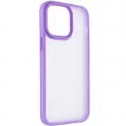 TPU+PC чохол Metal Buttons для Apple iPhone 15 Pro Max (6.7"), Бузковий