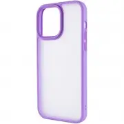 TPU+PC чохол Metal Buttons для Apple iPhone 15 Pro Max (6.7"), Бузковий