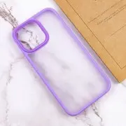 TPU+PC чохол Metal Buttons для Apple iPhone 15 Pro Max (6.7"), Бузковий