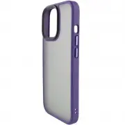 TPU+PC чохол Metal Buttons для Apple iPhone 15 Pro Max (6.7") Темно-Фіолетовий