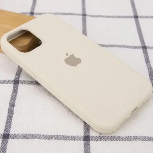 Чохол Silicone Case Full Protective (AA) для Apple iPhone 15 Plus (6.7") Бежевий / Antique White - зображення 1 
