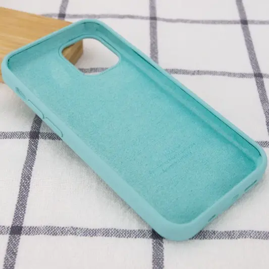 Чехол Silicone Case Full Protective (AA) для Apple iPhone 15 Plus (6.7") Бирюзовый / Marine Green - изображение 2