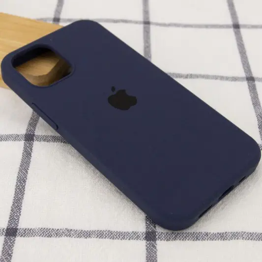 Чехол Silicone Case Full Protective (AA) для Apple iPhone 15 Pro (6.1") Темно-синий / Midnight blue - изображение 1