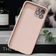 Чехол TPU+Glass Sapphire Midnight with MagSafe для Apple iPhone 12 Pro (6.1"), Розовый / Pink Sand