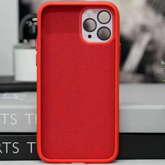 Чохол TPU+Glass Sapphire Midnight with MagSafe для Apple iPhone 14 Pro (6.1") Червоний / Red - зображення 2 