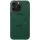 Кожаный чехол Bonbon Leather Metal Style with MagSafe для Apple iPhone 12 Pro / 12 (6.1") Зеленый / Pine green