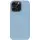 Кожаный чехол Bonbon Leather Metal Style with MagSafe для Apple iPhone 14 Pro (6.1") Голубой / Mist blue