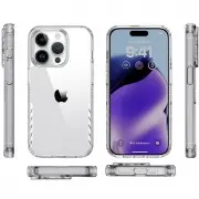 Чохол TPU+PC Multi-Color для Apple iPhone 15 Pro (6.1"), Clear