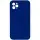 Чехол Silicone Case Square Full Camera Protective (AA) для Apple iPhone 11 Pro Max (6.5") Синий / Deep navy