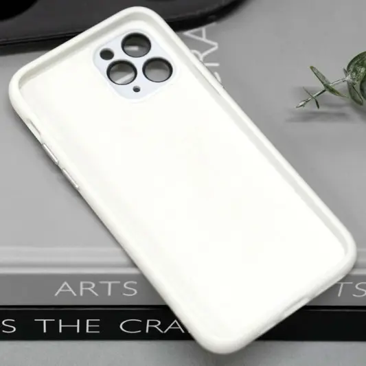 Чохол TPU+Glass Sapphire Midnight with MagSafe для Apple iPhone 12 Pro (6.1") Білий / White - зображення 1 