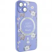 TPU+PC чохол Secret Garden with MagSafe для Apple iPhone 15 (6.1"), Lilac