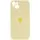 Чехол Silicone Case Full Camera Protective (AA) для Apple iPhone 15 Plus (6.7") Желтый / Mellow Yellow