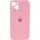 Чехол Silicone Case Full Camera Protective (AA) для Apple iPhone 15 Plus (6.7") Розовый / Light pink