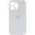 Чехол Silicone Case Full Camera Protective (AA) для Apple iPhone 15 Pro Max (6.7"), Белый / White