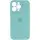 Чехол Silicone Case Full Camera Protective (AA) для Apple iPhone 15 Pro Max (6.7") Бирюзовый / Marine Green