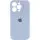 Чехол Silicone Case Full Camera Protective (AA) для Apple iPhone 15 Pro Max (6.7") Голубой / Lilac Blue