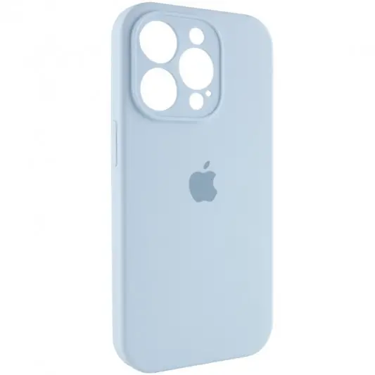 Чохол Silicone Case Full Camera Protective (AA) для Apple iPhone 15 Pro Max (6.7") Блакитний / Sweet Blue - зображення 1 