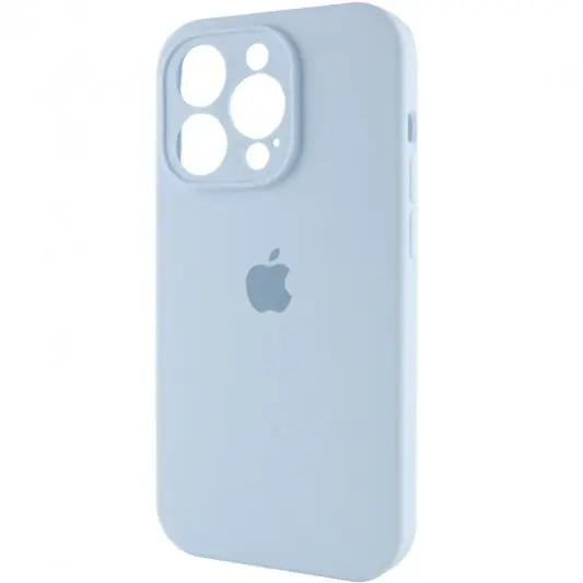 Чохол Silicone Case Full Camera Protective (AA) для Apple iPhone 15 Pro Max (6.7") Блакитний / Sweet Blue - зображення 2 