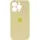 Чехол Silicone Case Full Camera Protective (AA) для Apple iPhone 15 Pro Max (6.7") Желтый / Mellow Yellow