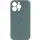 Чехол Silicone Case Full Camera Protective (AA) для Apple iPhone 15 Pro Max (6.7") Зеленый / Pine green