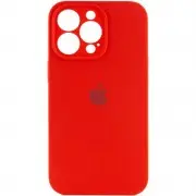 Чехол Silicone Case Full Camera Protective (AA) для Apple iPhone 15 Pro Max (6.7") Красный / Red
