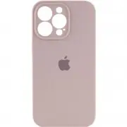 Чехол Silicone Case Full Camera Protective (AA) для Apple iPhone 15 Pro Max (6.7") Серый / Lavender